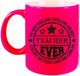 Bellatio Decorations Cadeau koffie/thee mok voor leraar - beste leraar - roze - 300 ml