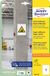 Merkloos Avery Etiketten 210x297mm Wit Permanent