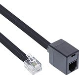 InLine 18837 telefoonkabel 7 m zwart