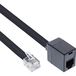InLine 18837 telefoonkabel 7 m zwart