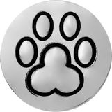 Quiges - Drukknoop Mini 12mm Pootje Hond Print - EBCMK139
