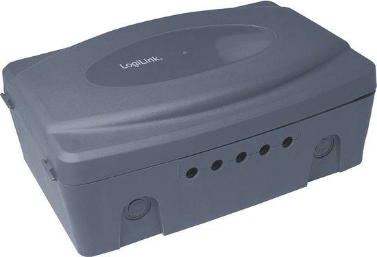 LogiLink LPS223 Weatherproof Outdoor Electric Box - Gray