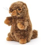 Uni-Toys - Pluche Marmot (zonder stem), staand - 17 cm