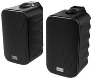 Audibax Delta 32 BT Black Bluetooth-luidspreker, krachtige actieve luidspreker voor aan de muur, Bluetooth-compatibel, hoog frequentiebereik (100 Hz - 20 kHz), surround sound