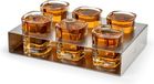 Leopold Vienna shotglaasjes met houder - set van 6 borrelglaasjes