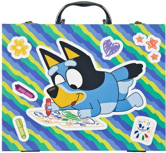 4KidsOnly Bluey Kleurkoffer - 38dlg.