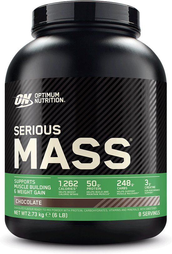 Optimum Nutrition Serious Mass - Chocolate - Mass Gainer - 2670 gram