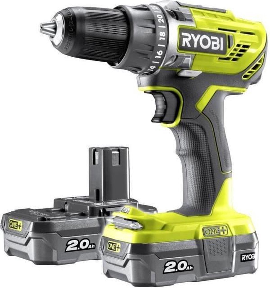 Ryobi Wireless Drill-Driver Pack + 2 Batterijen - 18V - 2Ah