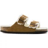 Birkenstock Arizona Shearling Dames Slippers Mink Regular-fit | Bruin | Suède | Maat 37