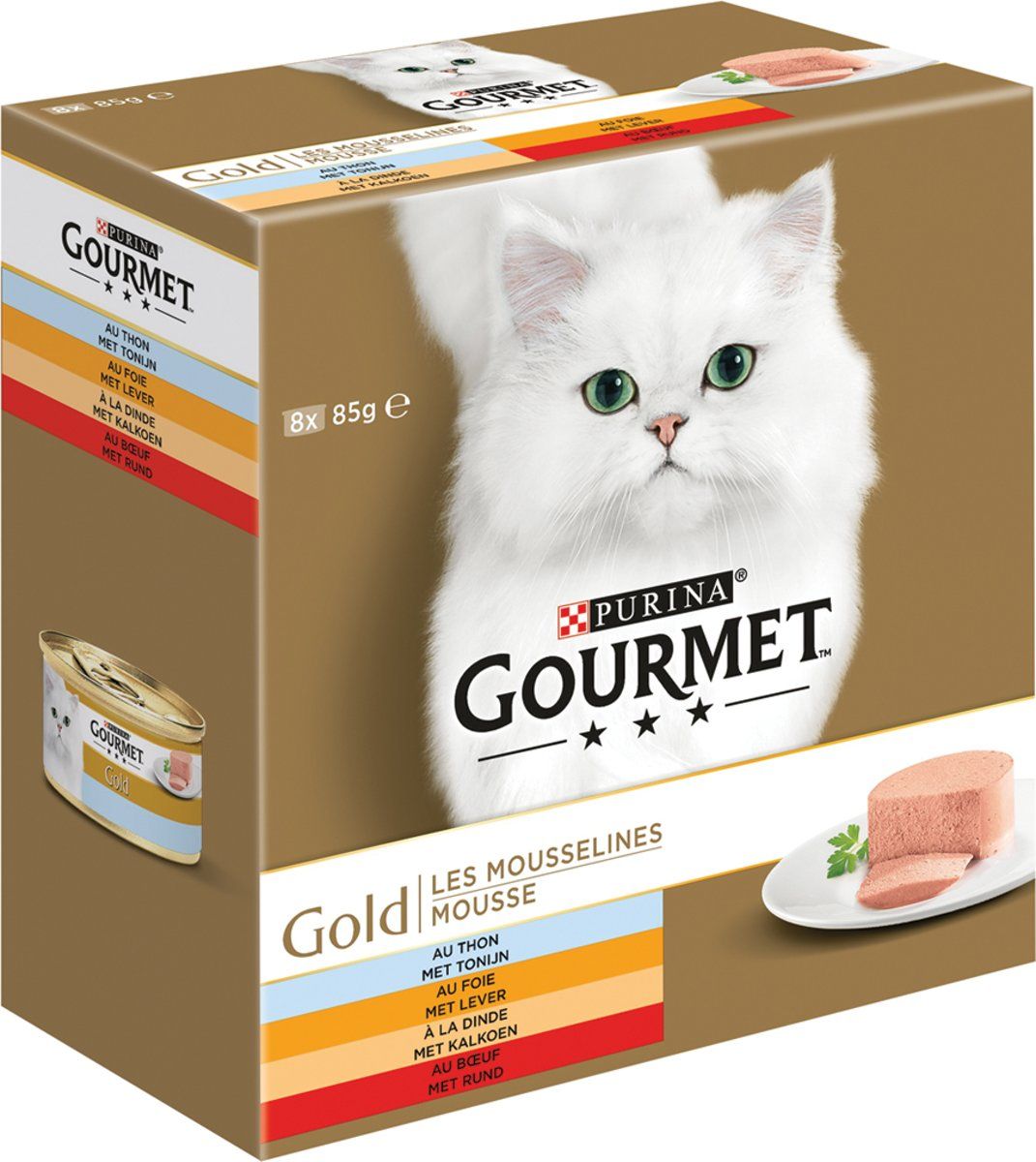 Gourmet Gold 48-Pack Mousse Mixpakket Tonijn