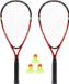 NILS Crossminton Set - Complete Set - Rood