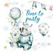 Wegwerp Time to Party Wegwerp papieren servetten, 20 stuks, 3-laags, 33 x 33 cm