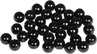 Rayher hobby materialen Rayher hobby kralen van hout - zwart - Dia 6 mm - 230x stuks