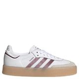 adidas Originals Sambae chunky leren sneakers - wit/donkerrood