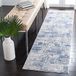 Safavieh Amelia Collection Blauw/Grijs Kortpolig Tapijt - 66 x 183 cm