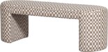 WOOOD Jacob Bench - Polyester - Sand - 46x130x46