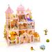 Miniatuur poppenhuis en bois avec éclairage LED, château de princesse