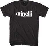 ERTGHH Cinelli We Bike Harder T-shirt Zwart L