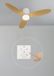 Create WIND LITE Plafondventilator Ø132 cm Wit/Licht hout