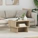 vidaXL Salontafel Sonoma Eik 48 x 46 x 35 cm Bewerkt Hout