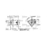 VALEO Elektromotor, Kühlerlüfter 698015