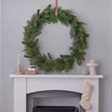 Ginger ray XL Kerstkrans Groen Plastic 90 cm