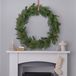 Ginger ray XL Kerstkrans Groen Plastic 90 cm