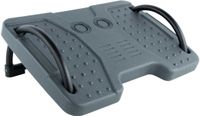 TooQ TQFR0601-G Kantelbare voetensteun, voor kantoor en thuis, antislip oppervlak, grijs