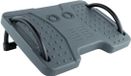 TooQ TQFR0601-G Kantelbare voetensteun, voor kantoor en thuis, antislip oppervlak, grijs