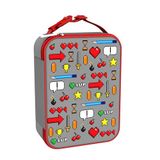 ION8 Gamer Geïsoleerde Lunchtas, Afveegbaar, 3-Zijdige Ritssluiting, Mesh Flessenzak, Naamplaatje, Voedselveilig, 6 uur Vers, Nylon Draagriem, Polyester, Medium