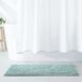 Amazon Basics Badmat, badkamer, microvezel, antislip, 86,3 x 53,3 cm, zeeschuimgroen