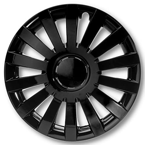 Albrecht 17 inch zwart wieldoppen voor stalen velgen