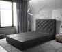 DELIFE Dream-Great Boxspring-frame microvezel antraciet vintage 120x200
