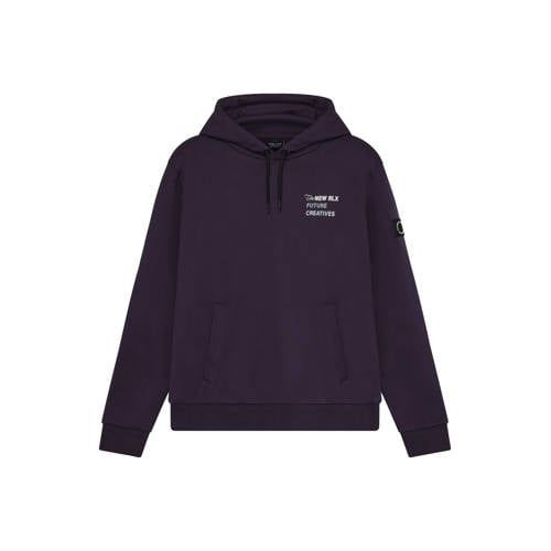 Rellix hoodie met backprint paars