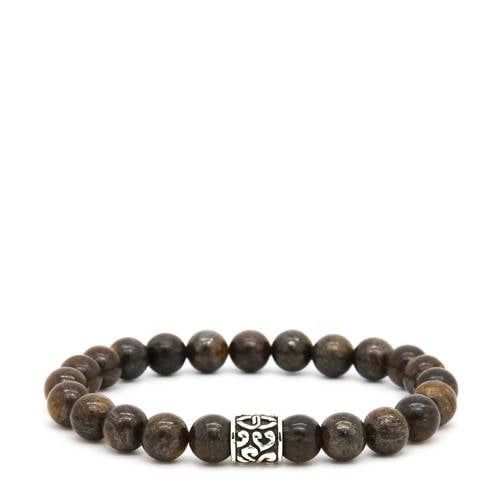 KARMA Jewelry armband Percy Gemstone bruin