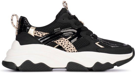 POSH by Poelman GIGI Damen Sneakers Zwart Maat 40 - Herfst/Winter 2025