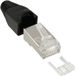 InLine Easy-Use RJ45 krimp connectoren voor CAT6 F/UTP patch kabel - 100 stuks / zwart