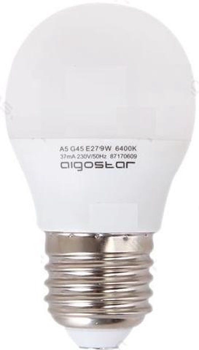 Aigostar LED lamp E27 - G45 Filament - 9W vervangt 90W - 3000K warm wit licht