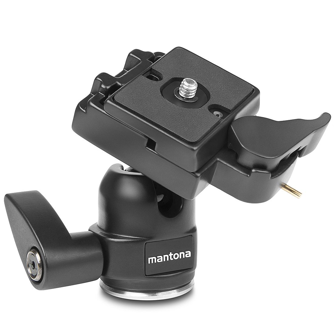 Mantona 18008 - Statiefhoofd - Zwart