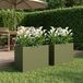 Maison Exclusive - 2 jardinières pour plantes, couleur vert olive, 60 x 30 x 50 cm