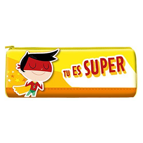 La Carterie 76008122 Etui, personaliseerbaar, Tu es Super Team Kids