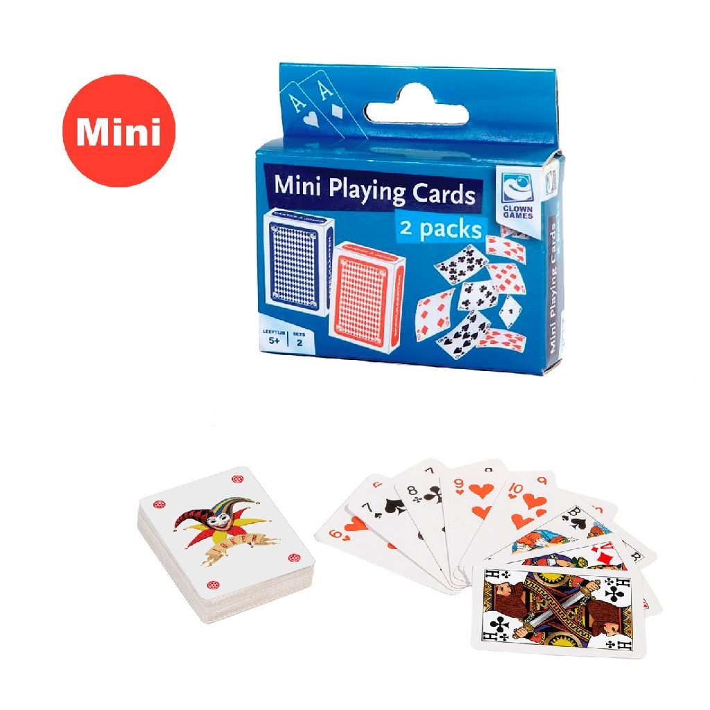 Clown Games Mini Speelkaarten Set 2 - Bordspel - 5+ jaar