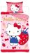 Hello Kitty Aardbei Dekbedovertrek 140 x 200 cm - Katoen - Roze