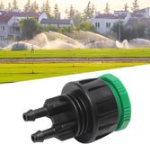Wan GmbH Tuyau d'arrosage Raccord rapide - Connecteur d'irrigation - Arrosage - Matériau ABS - 10 Pièces - Noir