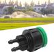 Wan GmbH Tuyau d'arrosage Raccord rapide - Connecteur d'irrigation - Arrosage - Matériau ABS - 10 Pièces - Noir