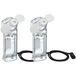 Cepewa Ventilator voor in je hand - 2x - Verkoeling in zomer - 10 cm - Wit