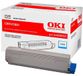 OKI Toner cyan pour MC851 MC861, rendement : 7 300 pages A4