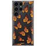ERT GROUP mobiel telefoonhoesje voor Samsung S23 ULTRA origineel en officieel erkend Babaco patroon Butterflies 002
