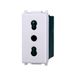 Elektronova Bypass-stopcontact 2P+T 10/16 A 250 V wit compatibel met Vimar Plana 2001