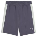 PUMA T7 short relaxé pour homme, 18 cm L, Inky Depths Créme De Mint Gray Green